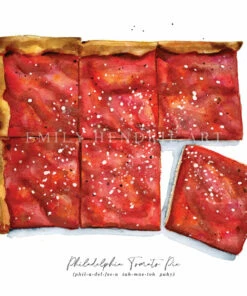 The Little Apple Philadelphia Tomato Pie Flour Sac Towel HOMEBODY
