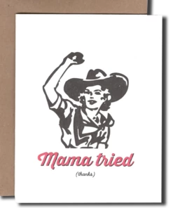 The Little Apple Mama Tried Mother's Day Greeting Card