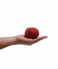 The Little Apple Organic Cotton Basketball Baby Rattle LITTLE APPLES