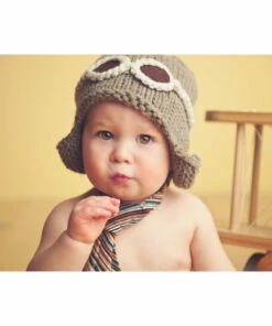 The Little Apple The Blueberry Hill Aviator Knit Hat