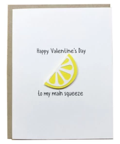 The Little Apple LOVE NOTES Happy Valentine's Day To My Squeeze Valentine's Greeting Card
