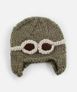 The Little Apple The Blueberry Hill Aviator Knit Hat