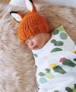 The Little Apple CLOSET The Blueberry Hill Fox Knit Hat
