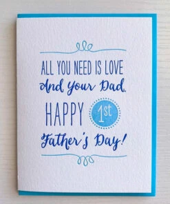 The Little Apple Happy First Father's Day Greeting Card FELLA