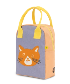 The Little Apple HOMEBODY Zipper Lunch Bag- Cat