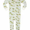 The Little Apple Milkbarn Leapfrog Bamboo Zipper Pajamas LITTLE APPLES