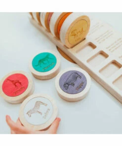 The Little Apple Lily & River Little World Wood Game Set LITTLE APPLES