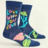 The Little Apple Love Who You Love Men's Crew Socks