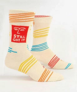 Blue Q Still Got It Men's Crew Socks CLOSET