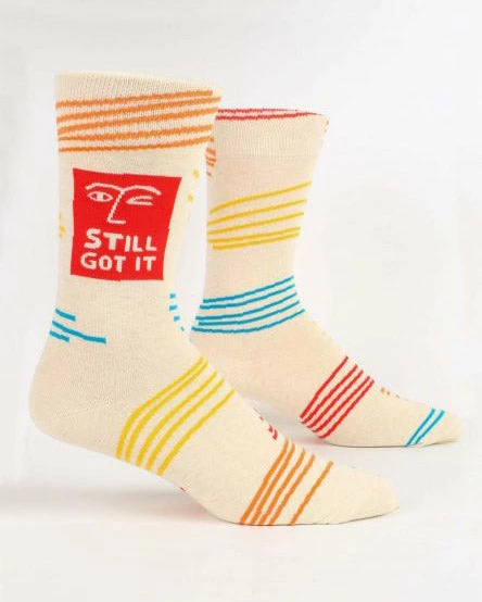 Best reviews of ๐ Blue Q Still Got It Men's Crew ๐งฆ Socks CLOSET ๐ฅ 1 Blue Q Still Got It Men's Crew Socks CLOSET