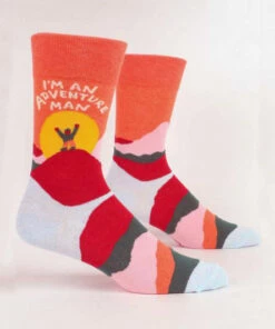 Blue Q CLOSET I'm An Adventure Man Men's Crew Socks