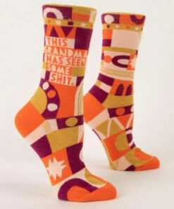 Blue Q This Grandma Has Seen Some Shit Women's Crew Socks