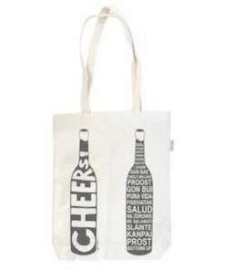 The Little Apple Cheers Double Wine Tote