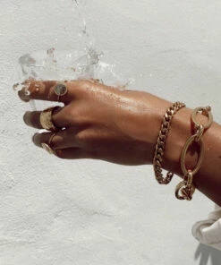 The Little Apple Nico Hammered Gold Ring JEWEL BOX