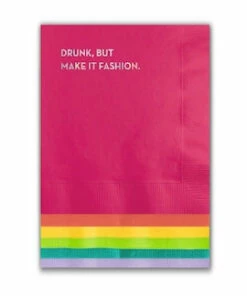 The Little Apple Drunk, But Make It Fashion Cocktail Napkins