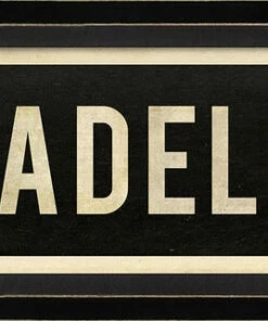 The Little Apple HOMEBODY Hometown Framed City Street Sign