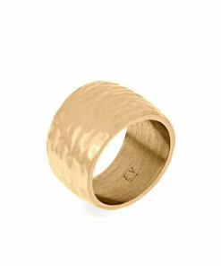 The Little Apple Nico Hammered Gold Ring JEWEL BOX