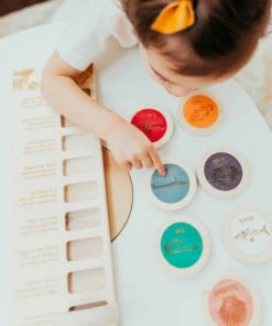 The Little Apple Lily & River Little World Wood Game Set LITTLE APPLES