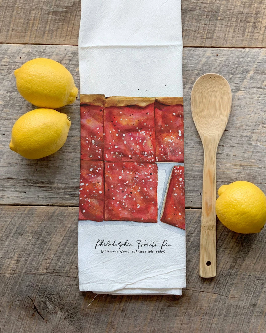 New 💯 The Little Apple Philadelphia Tomato Pie Flour Sac Towel HOMEBODY 💯 1 The Little Apple Philadelphia Tomato Pie Flour Sac Towel HOMEBODY