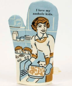 The Little Apple I Love My Asshole Kids Oven Mitt
