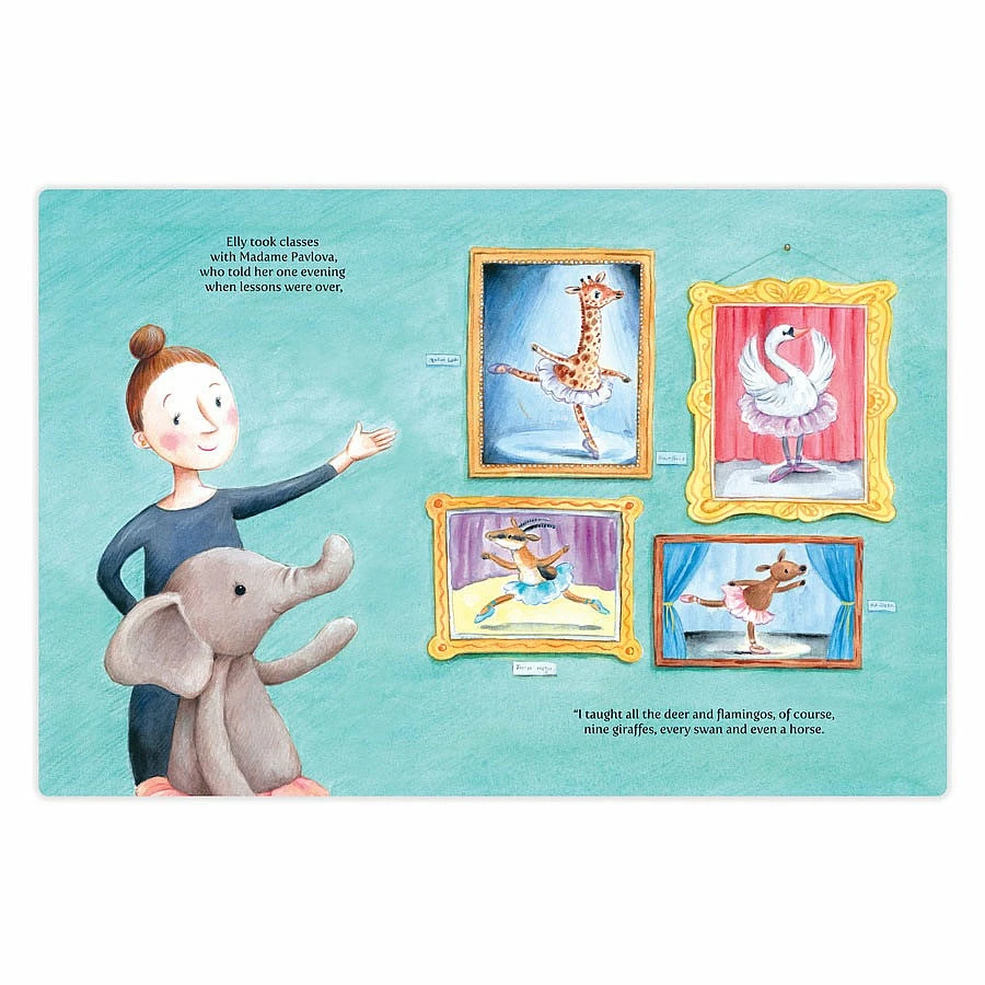 Cheap โญ Jellycat Elly Ballerina Book ๐ฅฐ 4 Jellycat Elly Ballerina Book