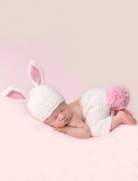 Best Sale โค๏ธ The Little Apple The Blueberry Hill Pink Bunny Newborn Knit Set LITTLE APPLES ๐ 2 The Little Apple The Blueberry Hill Pink Bunny Newborn Knit Set LITTLE APPLES