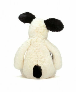 Jellycat Bashful Black & Cream Puppy Medium LITTLE APPLES