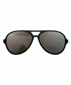 The Little Apple LITTLE APPLES Hipsterkid Classic Black Polarized Aviator Sunglasses
