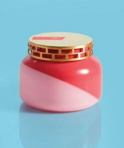 The Little Apple Capri Blue Dual Tone Pineapple Flower Candle