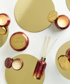 HOLIDAYS 40% OFF Capri Blue 19oz Tinsel & Spice Glimmer Ombré Candle