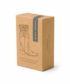 Paddywax Cowboy Boot Match Holder- Black