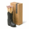 Paddywax Cowboy Boot Match Holder- Black