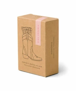 Paddywax Cowboy Boot Match Holder- Pink HOMEBODY