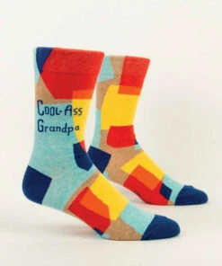 The Little Apple Cool-Ass Grandpa Men's Crew Socks CLOSET