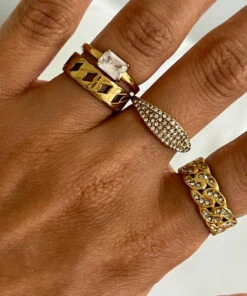 The Little Apple Georgette Gold Ring JEWEL BOX