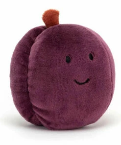 Jellycat Fabulous Fruit Plum Stuffed Toy TOP CHEF
