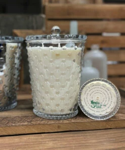 The Little Apple Grande Hobnail Candle- Scotch Pine HOLIDAYS 40% OFF