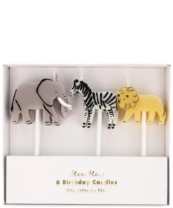 The Little Apple Meri Meri Safari Birthday Candles LITTLE APPLES