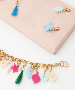 The Little Apple LITTLE APPLES Meri Meri Ballerina Charm Bracelet Advent Calendar Suitcase