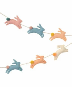 The Little Apple LITTLE APPLES Felt Bunny Garland