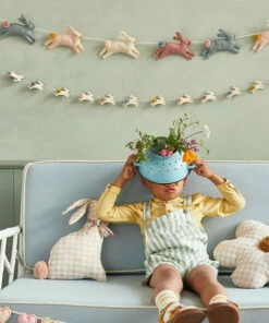 The Little Apple LITTLE APPLES Felt Bunny Garland