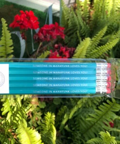 The Little Apple HOMEBODY Someone In Manayunk Loves You Foil Stamped Pencils