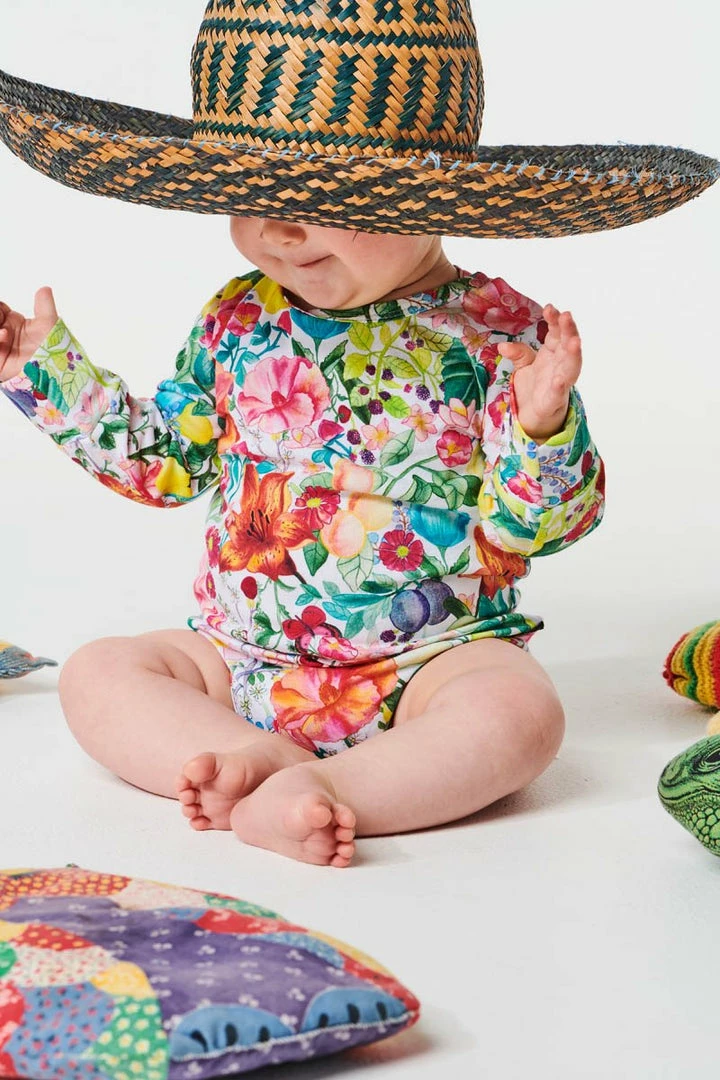 Cheapest ๐ Kip & Co Abundance Organic Cotton Baby Long Sleeve Onesie Romper ๐ 3 Kip & Co Abundance Organic Cotton Baby Long Sleeve Onesie Romper