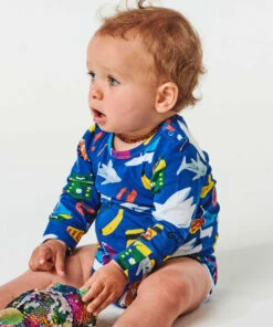 Kip & Co Aussie Icons Organic Cotton Baby Long Sleeve Onesie Romper