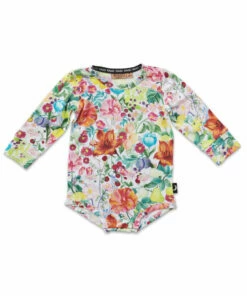 Kip & Co Abundance Organic Cotton Baby Long Sleeve Onesie Romper