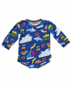 Kip & Co Aussie Icons Organic Cotton Baby Long Sleeve Onesie Romper