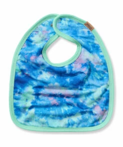Kip & Co LITTLE APPLES Peace Love & Tie Dye Organic Cotton Baby Bib