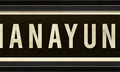 The Little Apple HOMEBODY Hometown Framed City Street Sign