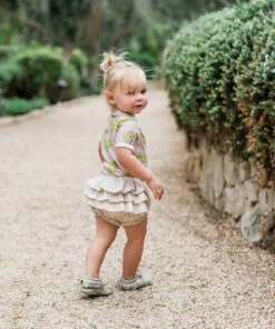 The Little Apple LITTLE APPLES Milkbarn Ruffled Bloomer Shorts