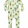The Little Apple Milkbarn Bamboo Potted Plant Footed Romper
